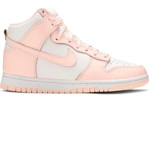 crimson high top dunks worn twice very good condition